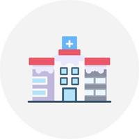 diseño de icono creativo de hospital vector