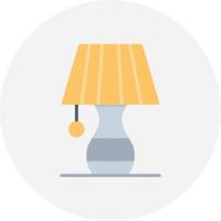 Table Lamp Creative Icon Design vector