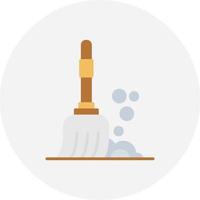 Broom Creative Icon Design vector