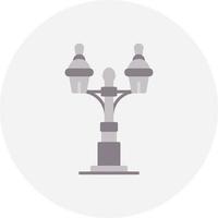 Street Lamp Creative Icon Design vector