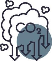 Air Pollution Creative Icon Design vector