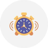 Alarm Clock Creative Icon Design vector