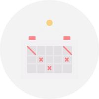 Calendar Creative Icon Design vector
