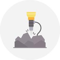 Mining Creative Icon Design vector