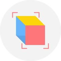 3d Cube Creative Icon Design vector