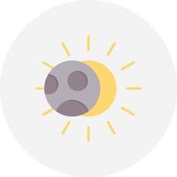 Eclipse Creative Icon Design vector