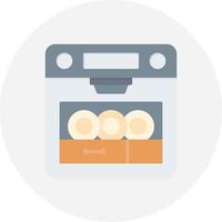 Dishwasher Creative Icon Design vector