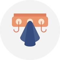 Coat Rack Creative Icon Design vector