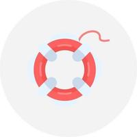 Life Saver Creative Icon Design vector