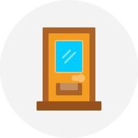 diseño de icono creativo de puerta vector