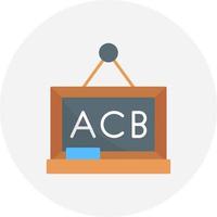 Blackboard Creative Icon Design vector