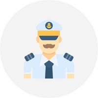 Captain Creative Icon Design vector