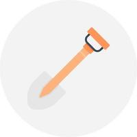 Shovel Creative Icon Design vector