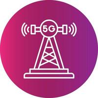 Antenna Creative Icon Design vector