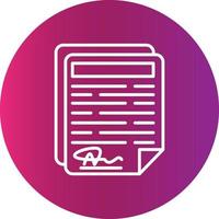 Document Creative Icon Design vector