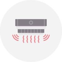 Smoke Detector Creative Icon Design vector