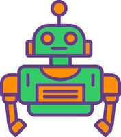 Robot Creative Icon Design vector