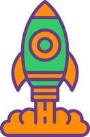 Rocket Creative Icon Design vector