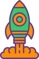 Rocket Creative Icon Design vector