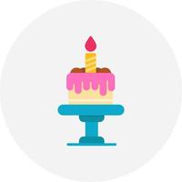 Birthday Cake Creative Icon Design vector