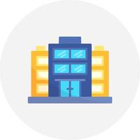 Office Building Creative Icon Design vector