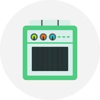 Amplifier Box Creative Icon Design vector