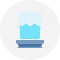 Water Glass Creative Icon Design vector