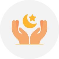 Prayer Creative Icon Design vector