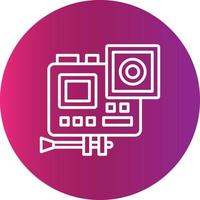 Gopro Creative Icon Design vector