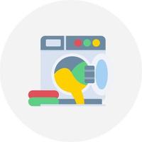 Laundry Creative Icon Design vector