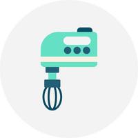 Hand Mixer Creative Icon Design vector