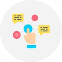 Interaction Creative Icon Design vector