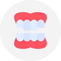 Denture Creative Icon Design vector