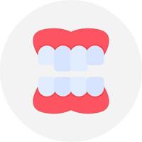 Denture Creative Icon Design vector