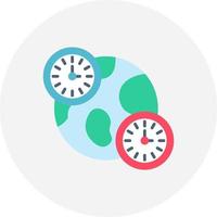 Jet Lag Creative Icon Design vector