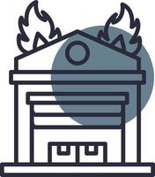 Fire Creative Icon Design vector