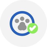 Pet Friendly Creative Icon Design vector