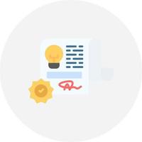 Patent Creative Icon Design vector