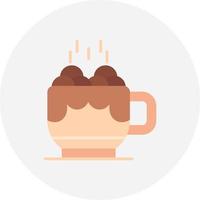 Hot Chocolate Creative Icon Design vector