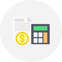 Accountant Creative Icon Design vector