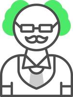 Professor Creative Icon Design vector