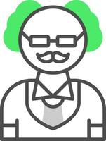 Professor Creative Icon Design vector