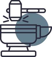 Blacksmith Creative Icon Design vector