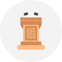 Tribune Creative Icon Design vector