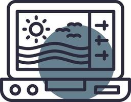 Photo Editing Creative Icon Design vector