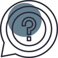 Question Creative Icon Design vector