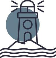 LightHouse Creative Icon Design vector