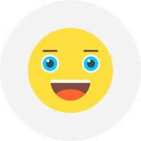 Happiness Creative Icon Design vector