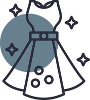 Dress Creative Icon Design vector