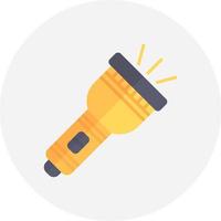 Flashlight Creative Icon Design vector